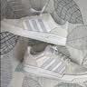 adidas ENTRAP美式校园风运动少年感复古篮球风板鞋男女阿迪达斯 白色/矾土棕/浅蓝   43 实拍图