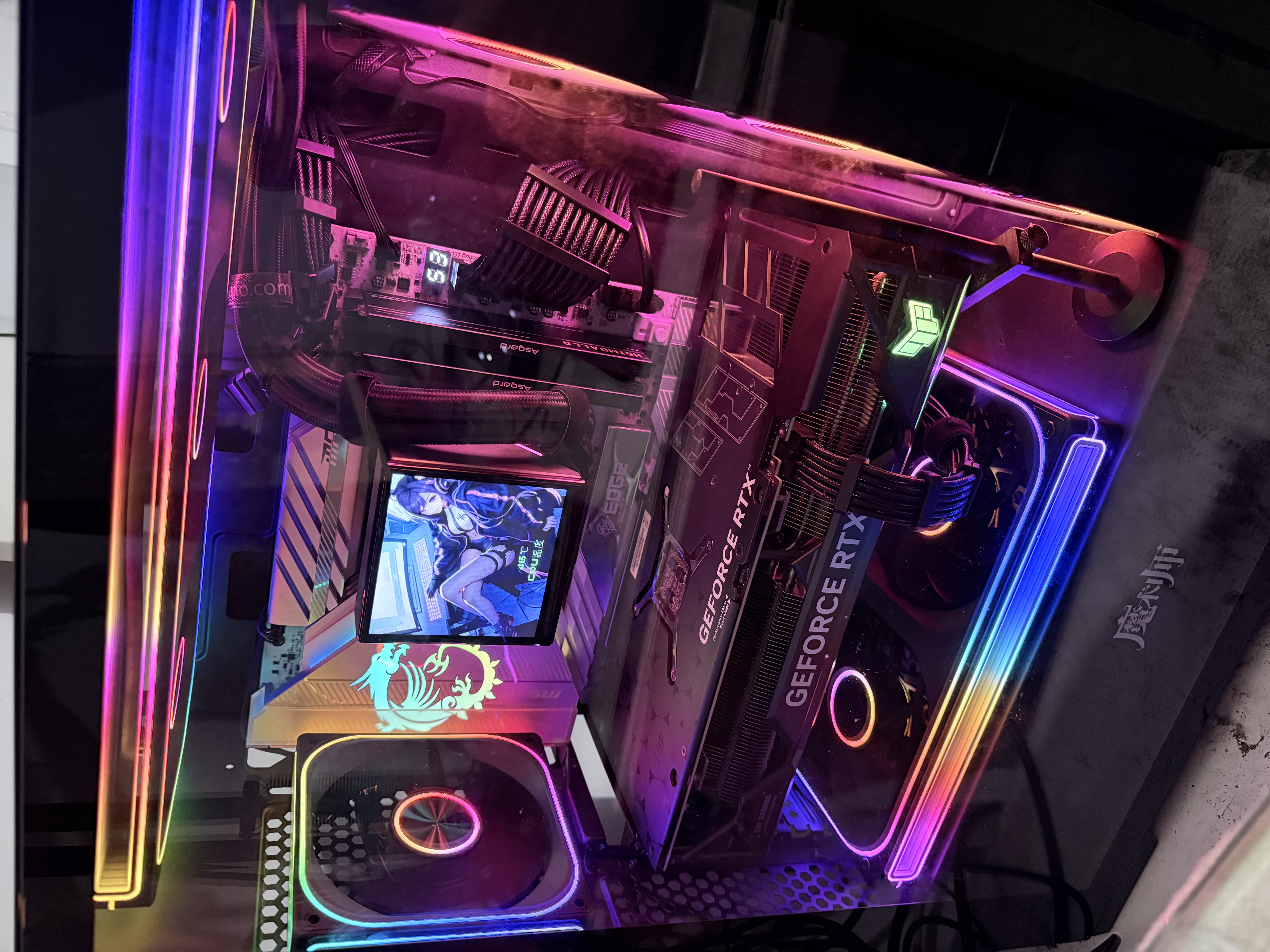 追风者（PHANTEKS）AMP GH金牌850W全模组黑色电脑机箱电源(ATX3.1/PCIe5.1/12V-2x6 /日系电容/5080显卡） 实拍图