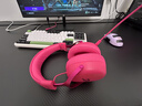 iKF V11 Pro2.0四模游戏耳机头戴式无线电竞7.1声道蓝牙屏显2.4G接收器FPS专用三角洲听声辨位 浆果色 实拍图