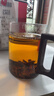 办公室绿茶玻璃杯个人专用月牙杯高端一体式过滤泡茶杯茶水分离杯 【透明】绿茶杯400ml1只 实拍图