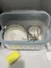 京严装碗筷收纳盒碗柜沥水碗架餐具碗碟碗盘置物架厨房带盖沥碗放碗箱 实拍图