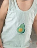 贝瑞加（Babyprints）儿童背心2件幼儿园男女宝宝午睡内衣夏季纯棉打底上衣 绿100 实拍图