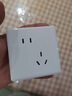 德力西（DELIXI）开关插座面板 CD815系列 10A斜五孔插座 QSE86ZS/3 实拍图