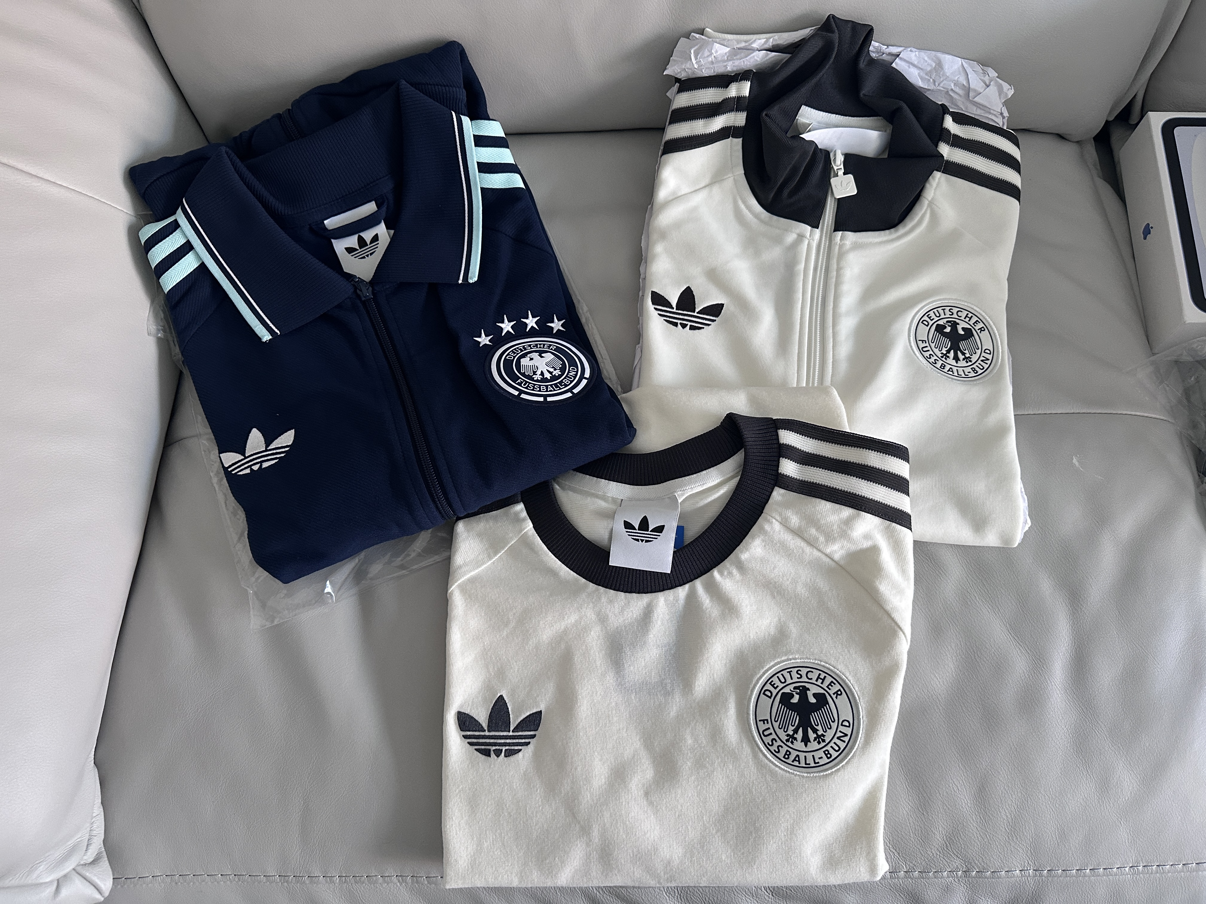 阿迪达斯（adidas）世界杯球衣男DFBOGTT德国足球国家队系列运动休闲夹克KG5096L 实拍图