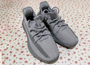 阿迪达斯 （adidas）三叶草男鞋Yeezy350椰子鞋低帮透气缓震休闲运动跑步鞋IF3219 IF3219/水泥灰(偏紧) 43 建议拍大一码(265mm) 实拍图