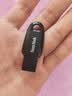 闪迪（SanDisk）64GB USB3.2 U盘 CZ550黑色 读速100MB/s 安全加密 数据恢复 学习办公电脑车载 高速大容量优盘 实拍图