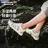 Skechers斯凯奇儿童运动凉鞋男童沙滩鞋镂空防滑夏季中大童大头鞋400041L 女童/乳白色/OFWT 33.5 实拍图