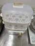 志高（CHIGO）煮蛋器 蒸蛋器双层小蒸锅 智能定时自动断电2026款蒸蛋羹早餐一体机小型 JPZDQ859 实拍图