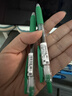 斑马牌（ZEBRA）JJ15 按动中性笔 签字笔 0.5mm子弹头啫喱笔水笔 彩色学生考试笔 绿色 单支装 实拍图