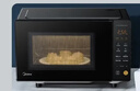 美的（Midea）家用变频微波炉平板式易清洁800W微波速热智能菜单钻石背板加热20L小型一级能效（PM20M2 实拍图