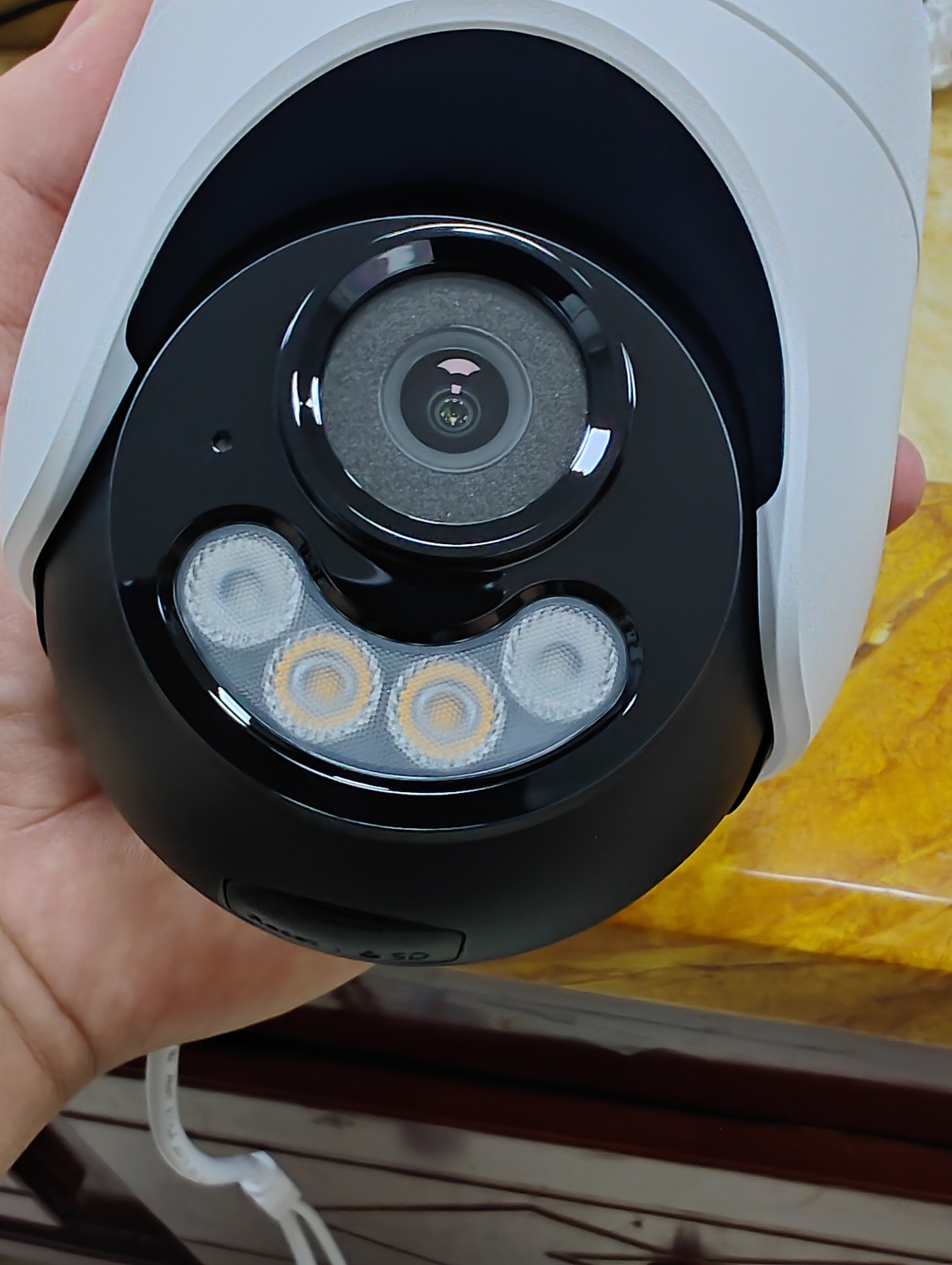 普联（TP-LINK）800万4K全彩监控摄像头家用监控器360度无死角带夜视全景追踪无线室外户外网络手机远程IPC682F-A4 实拍图
