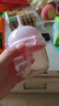 小土豆（potato）儿童水杯PP直饮杯外出便携个性吸管杯带背带300ml 浅晴粉 实拍图