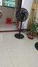 美的（Midea）【超级单品】七叶轻音立式电风扇家用柔风落地扇台式桌面小型风扇大风量节能摇头宿舍电扇 SAF30AB 实拍图