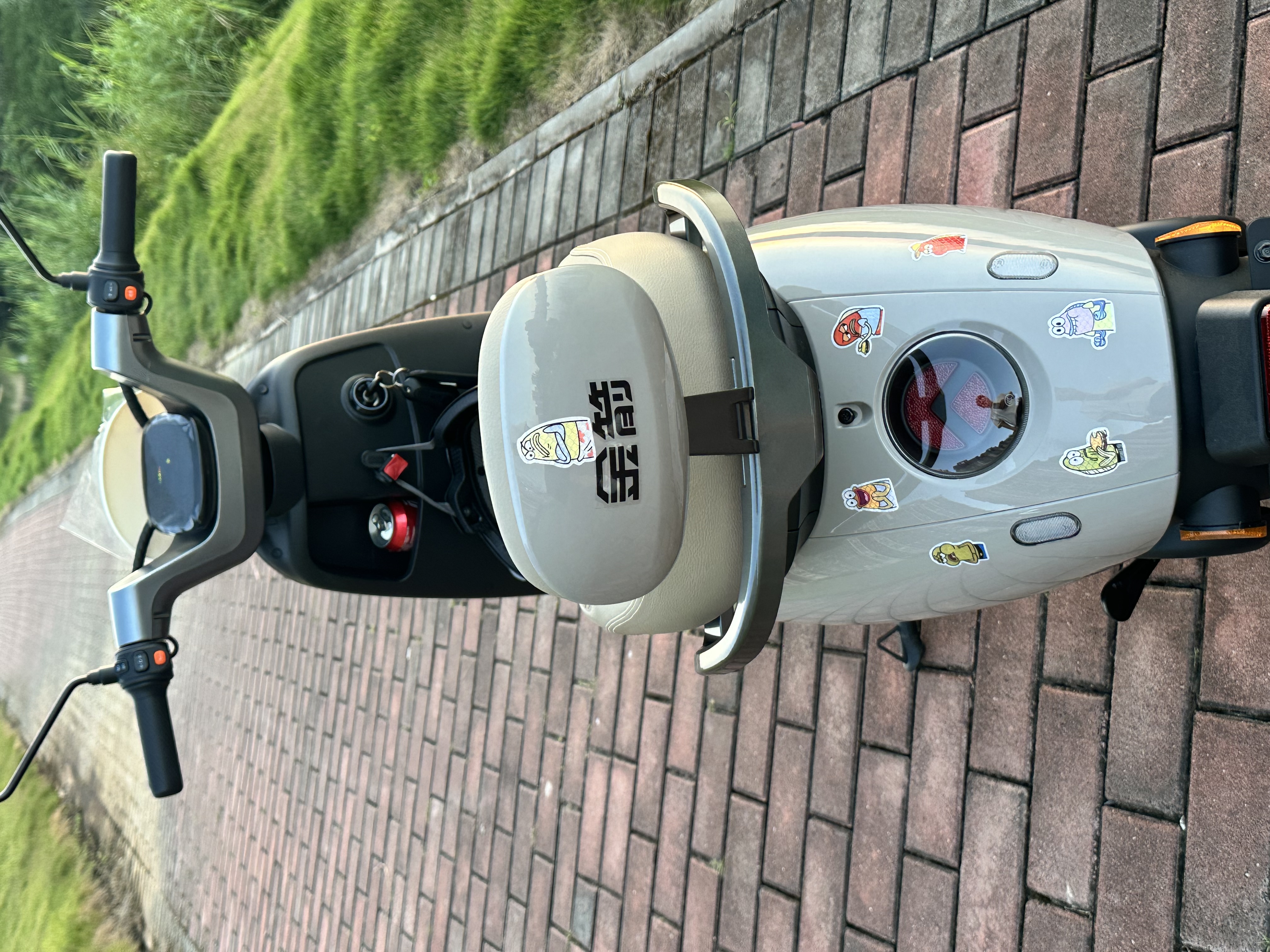 金箭电动摩托车 【人气爆款】灵彩60V20AH铅酸电池长续航800W大动力踏板女电动轻便摩托车电动车独角兽 实拍图