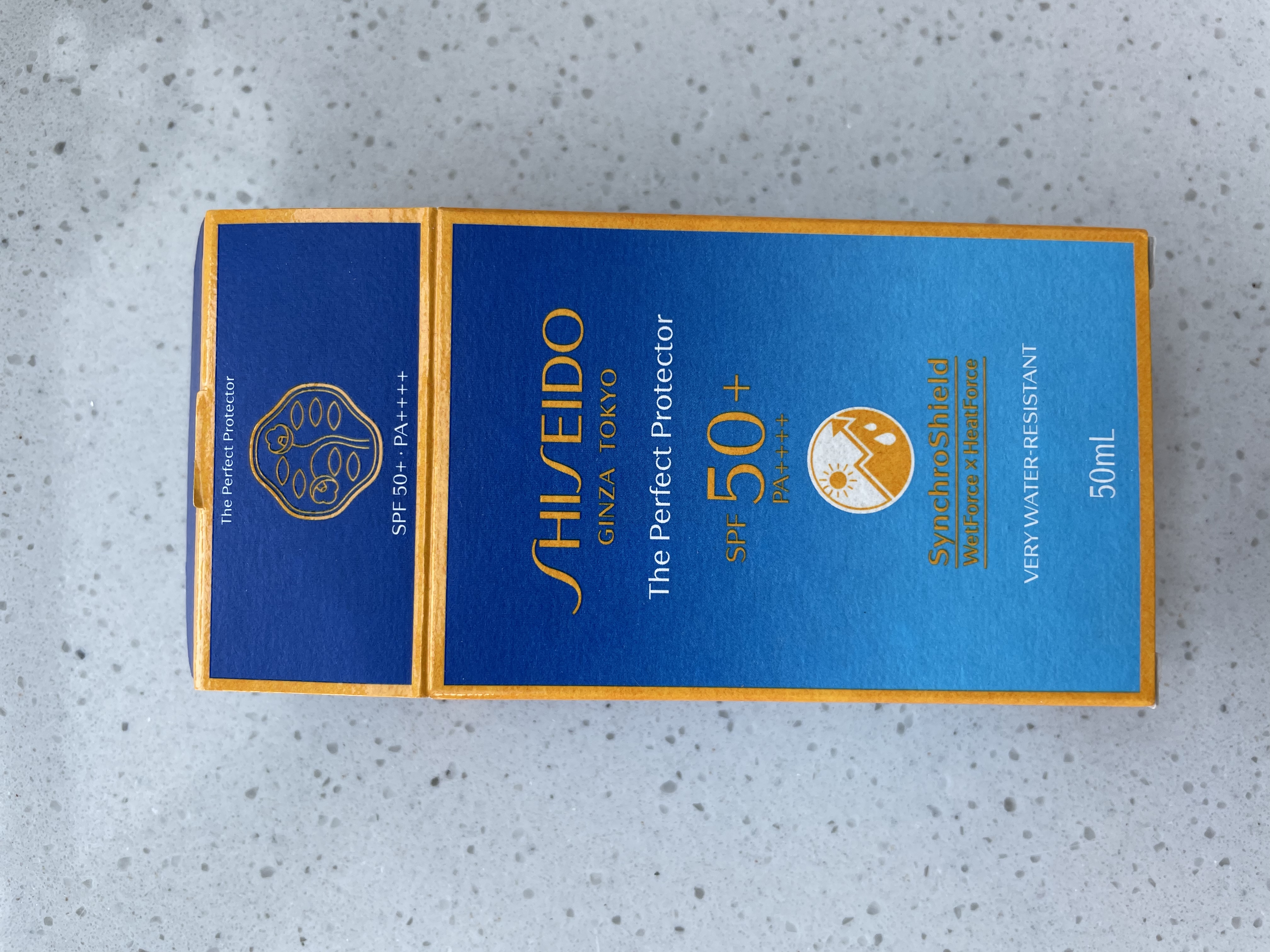 资生堂（Shiseido）新艳阳夏臻效水动力蓝胖子防晒霜50mL SPF50+ 高倍防晒乳防水防汗 实拍图