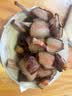 阮小哥 湘西老腊肉500g 烟熏腊肉咸肉湖南特产五花肉农家土猪肉熟食腊味 实拍图