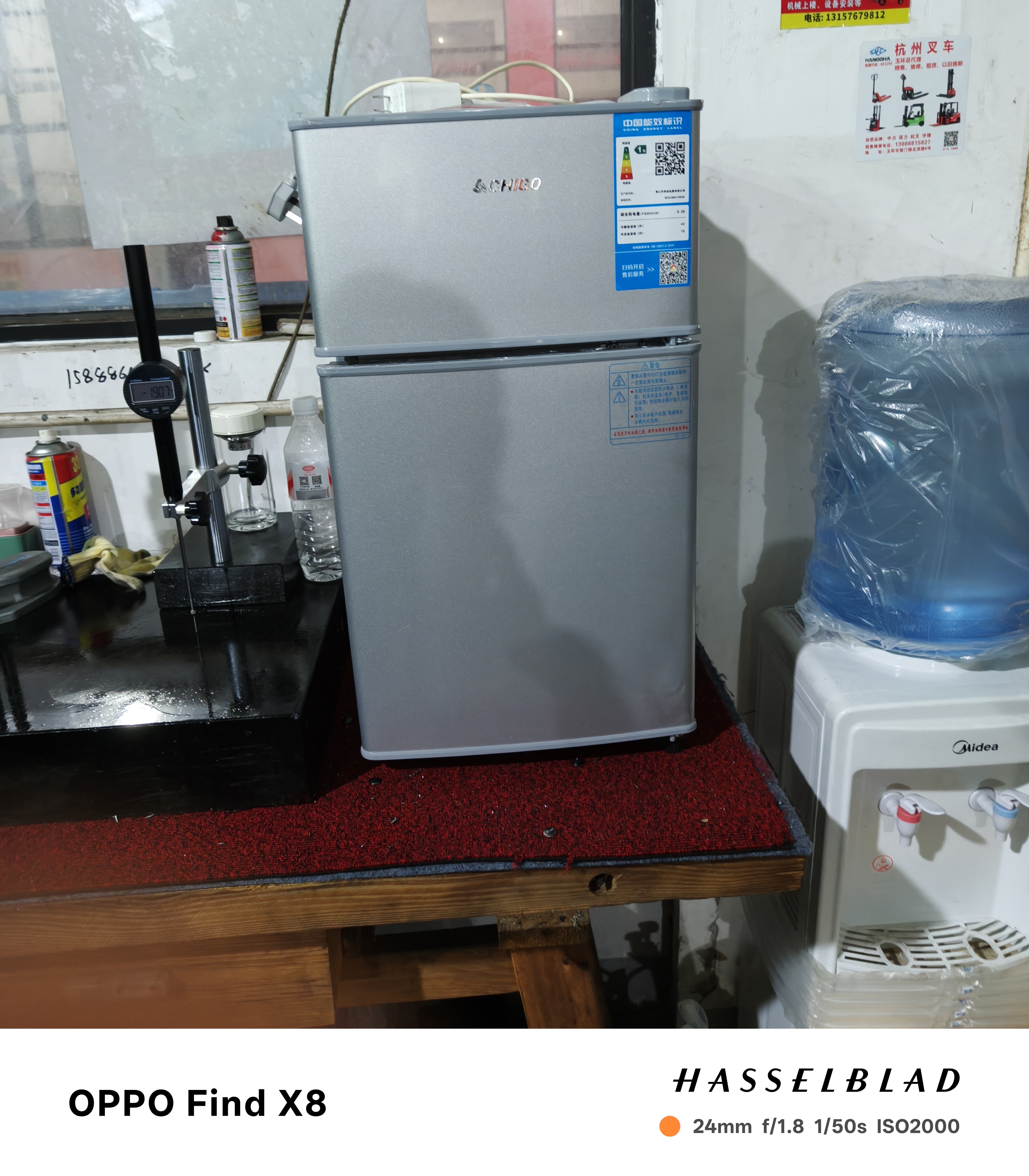 志高（CHIGO）小冰箱迷你小型家用冷藏冷冻两用宿舍出租房用双门办公室电冰箱节能省电 【店长推荐】48L银色【一级能效丨全国联保】 实拍图
