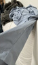 蕉内（Bananain）棉棉301H睡衣男女士纯棉吸湿速干情侣家居服长袖套装空调房夏季 【男士】雪蓝 L 实拍图
