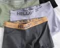 真维斯（Jeanswest）男士内裤纯棉平角裤大码四角4条 实拍图