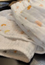 全棉时代儿童浴巾纯棉透气纱布浴巾新生婴儿宝宝洗澡大毛巾小鸭子95*95cm 实拍图