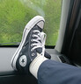 匡威（Converse）莫尔登All Star夏季帆布运动休闲板鞋黑色A00811C A00811C 44 实拍图