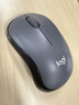 罗技（Logitech）M220 轻音鼠标 无线鼠标 办公鼠标 对称鼠标 带无线微型接收器 灰黑色 实拍图