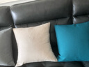 恒源祥纯棉抱枕芯纯色靠枕芯沙发靠垫内胆40 45 50 55 60婚庆靠枕芯腰枕 白色(一对) 55cm*55cm 含枕芯 实拍图