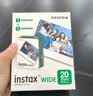 富士（FUJIFILM）【七夕心动礼】 instax 立拍立得相机 5英寸宽幅相纸胶片W400 wide400 Link wide 相纸套装【含白边20张+磁吸相框】 官方标配 实拍图