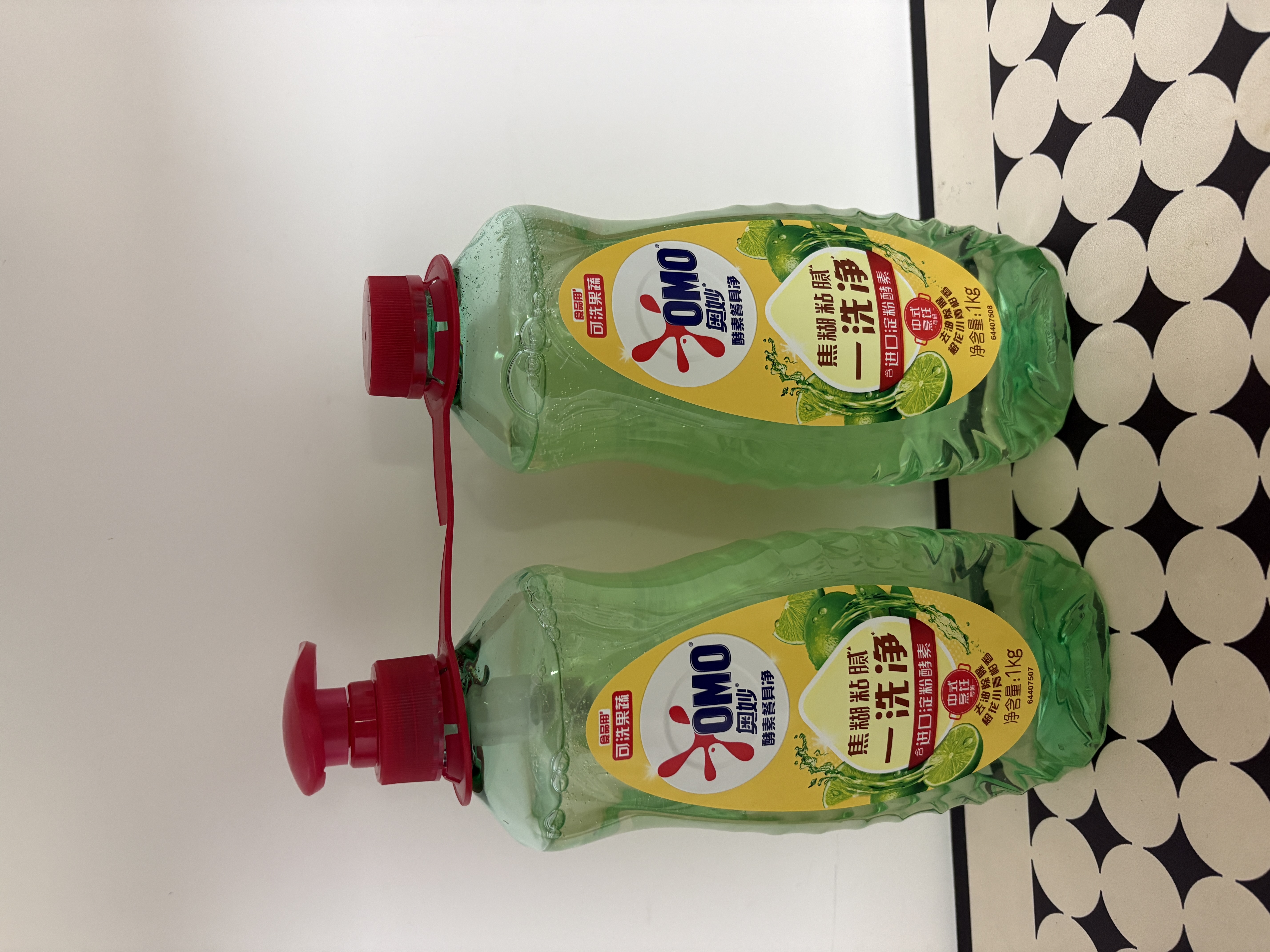 奥妙大桶酵素餐具净洗洁精 橙花小青柑 1kg*2 4斤装 1泵1补去锅具焦糊 实拍图