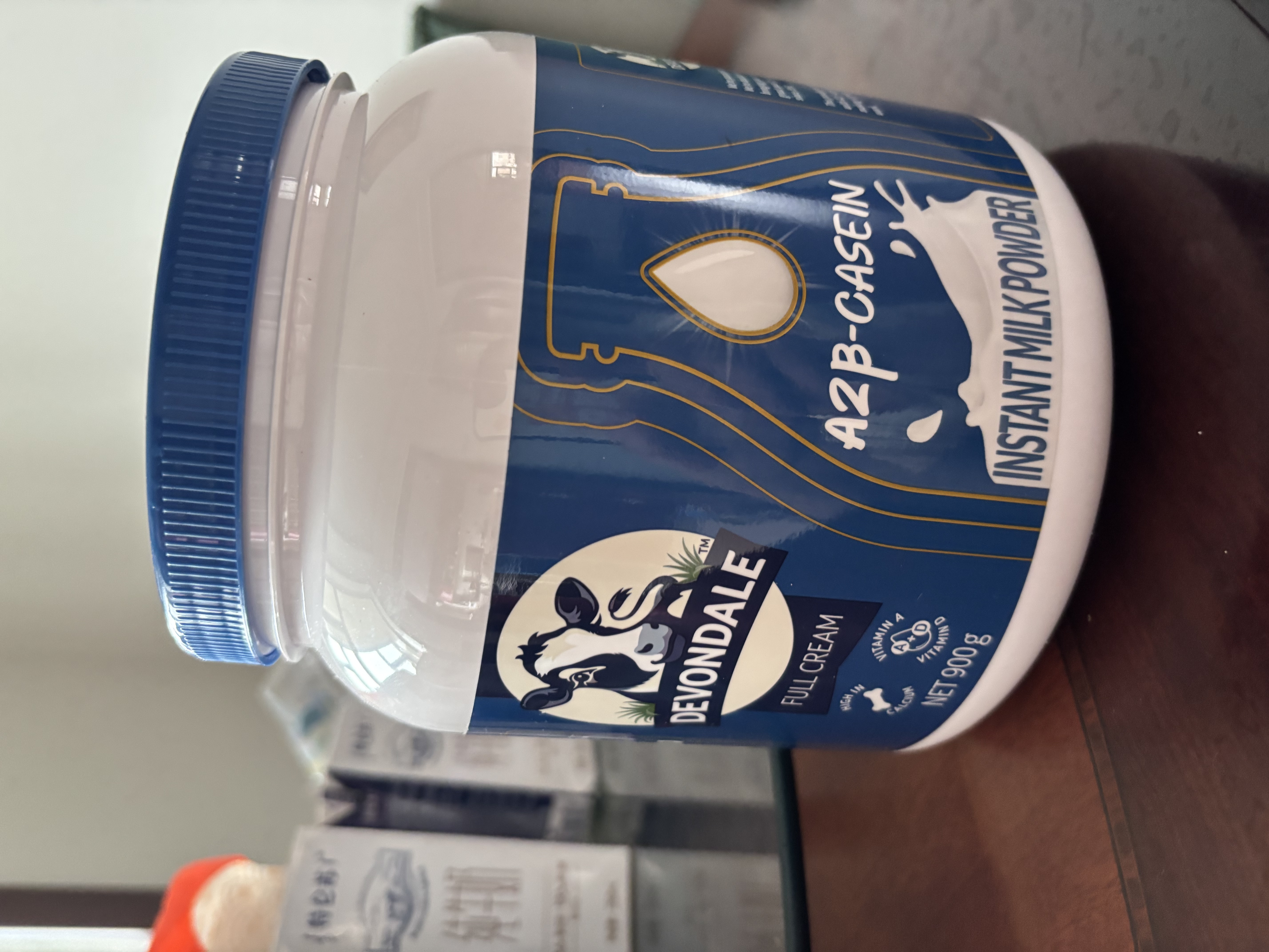 德运（Devondale）新西兰A2β酪蛋白奶粉900g蓝罐胖子高钙儿童学生成人奶送礼送爱人 实拍图