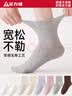 足力健夏季袜子女薄款防臭透气抗菌短筒袜商务休闲棉袜中老年松口袜 实拍图