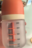 小雅象防胀气玻璃奶瓶新生儿6个月以上宝宝奶瓶240ml L号奶嘴（标准款） 实拍图
