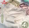 俞兆林女士内裤女纯棉抑菌底档纯色中腰三角裤女包臀无痕透气少女 XL 实拍图