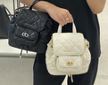 CHARLES&KEITH经典菱格大容量双肩包背包学生书包包女包生日礼物CK2-60151400 实拍图
