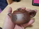 藏壶天下宜兴紫砂壶小容量纯手工刻绘迷你小茶壶原矿紫泥石瓢壶功夫茶具 小石瓢 实拍图