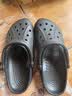 CROCS卡骆驰贝雅洞洞鞋轻便百搭男鞋一脚蹬洞洞鞋女拖鞋休闲鞋|10126 黑色-001(含智必星)【现货】 39 (240mm) 实拍图