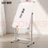 齐富60*90cm支架式白板写字板移动小黑板办公儿童家用教学画板双面磁性看板可擦写立式展示板会议 实拍图