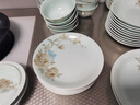 NINE CRANES景德镇青瓷餐具套装轻奢高档正品碗碟套装家用乔迁之喜碗筷盘组合 【青瓷10人套装】高档锦盒 70头 实拍图