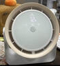 SOULUX【热销100w+】制冷TOP1桌面小风扇学生教室办公室小型静音宿舍家用挂壁厨房长续航循环冷风扇 米白色【充插两用 | 五档大风力】 9D循环冷风 | 德国DR消音技术 实拍图