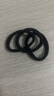 【强拉不断】高弹力耐用ins马尾无接缝皮筋扎头发简约发圈头绳 黑色20根特惠装 实拍图