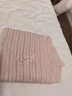 MUJI 女式 无侧缝 双层纱织 长袖睡衣家居服套装纯棉 七夕情人节礼物 浅粉色条纹 M 上装160/84A 下装160/66A 实拍图