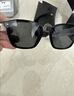 雷朋（RayBan）七夕情人节礼物方形大框太阳镜时尚高级开车防晒墨镜0RB4392D 实拍图