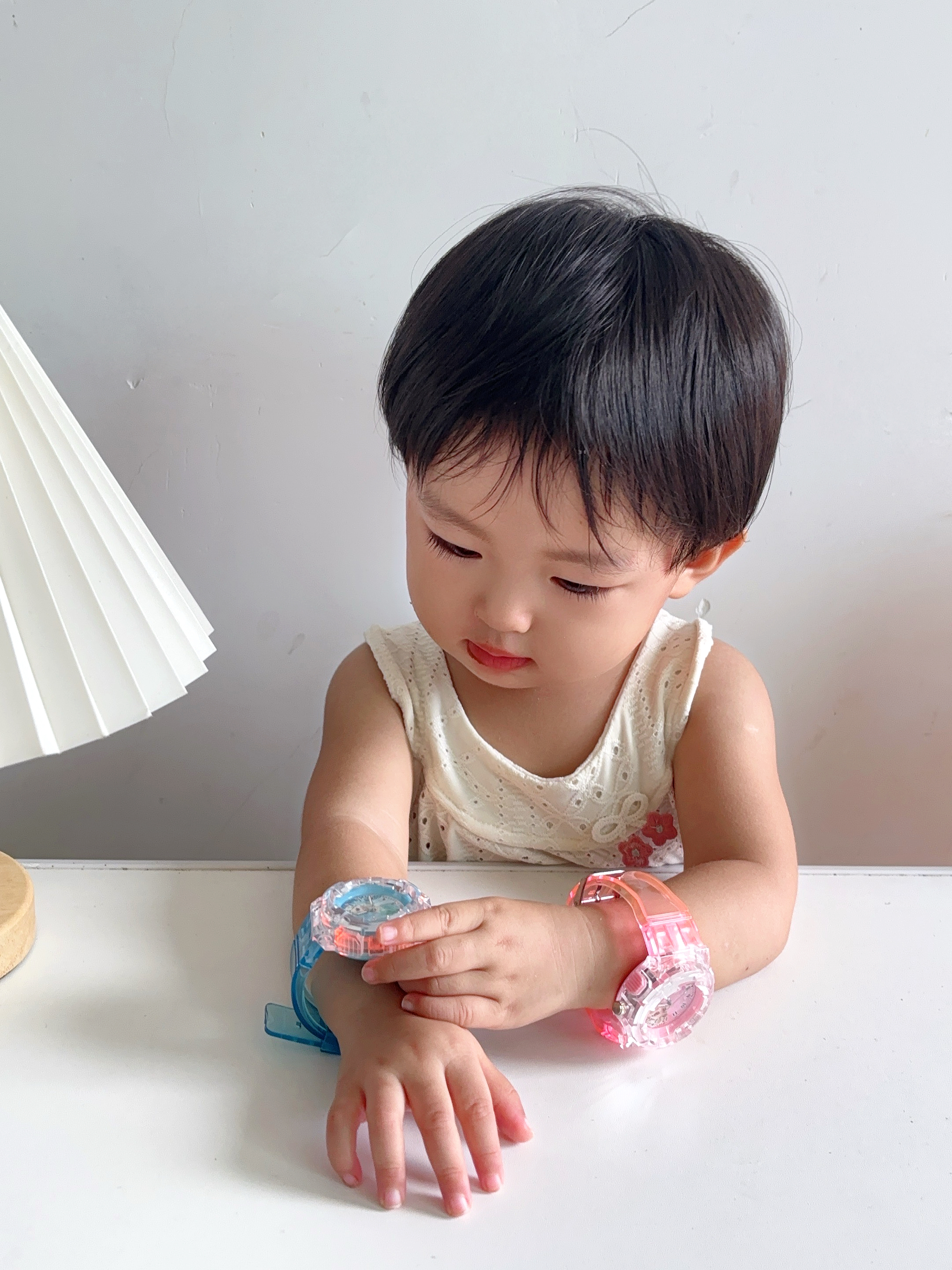 尚美贝贝儿童玩具3D发光手表公主卡通电子防水表女孩3-6儿童手表生日礼物 实拍图