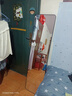 全品屋全身镜穿衣镜落地镜挂门服装店试衣壁挂镜一体简约北欧风黑150 实拍图