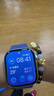 Apple/苹果 Watch S11 智能手表GPS款46毫米银色铝金属表壳雾紫色运动型表带S/M MEVW4CH/B 实拍图