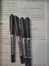 uni三菱【热门商品】uni-ball EYE黑色中性笔0.5mm黑笔签字笔商务直液式学生水性笔套装 UB-150 5支 实拍图