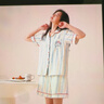 芬腾睡衣女10A抑菌纯棉26年春夏三件套短袖长裤短裤家居服套装 实拍图