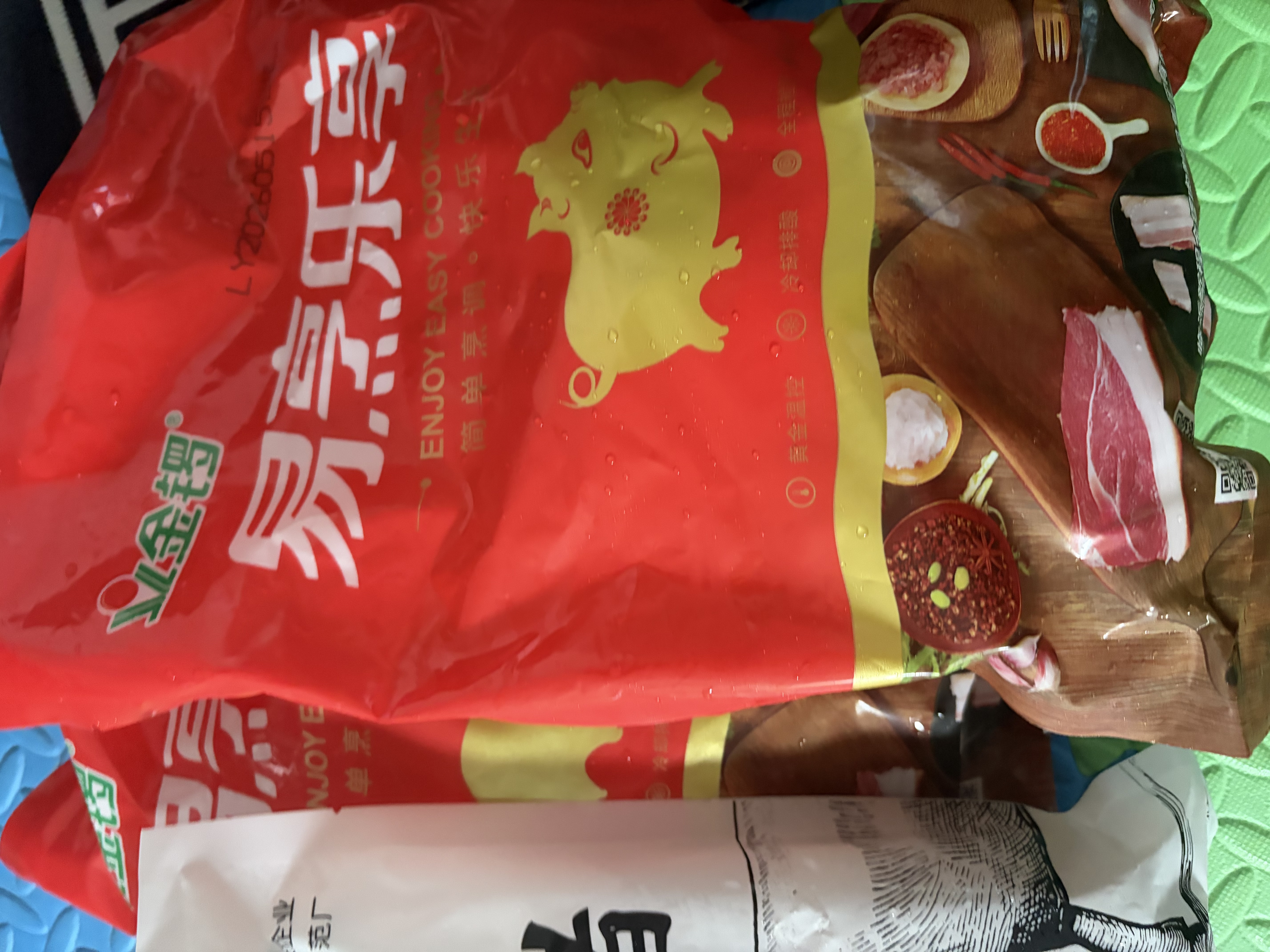 金锣猪带膘前腿肉2斤冷冻带膘猪腿 猪肉生鲜猪前尖 实拍图