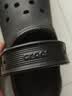 卡骆驰（CROCS）男女泡芙洞洞鞋户外休闲时尚厚底一脚蹬沙滩鞋 207521-001 37-38 实拍图