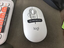 罗技（Logitech）POP ICON KEYS无线蓝牙键盘 AI轻音薄膜电脑办公键盘鼠标套装mac ipad键鼠套装泡泡键盘自定义85键 POP ICON COMBO 白色 实拍图